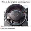 Steering Wheel Covers Hand Sewing Car Cover Leather Suede Wrap For M Sport E36 1996-2000 E39 1995-2001 Z3 E36/7 E36/8 1998-2002Steering Cove