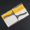 Draagbare metalen sigarettenkoker voor dikke sigaretten Flip Open Reizende tabakscontainer Boxhouder Outdoor rookaccessoires