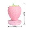 Strängar Touch Dimble LED Night Light Silicone Strawberry USB Bedside Lamp Children's Birthday Present Bedroom Tabell 2022LED