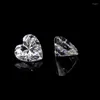 Beads Other Top Quality Excellent Cut Diamond Test Past 0.5-3 Carat D Color Heart Shape Moissanite Sparkling Loose Gemstone For Wedding