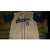XFLSP # 8 Brooklyn Apparel Negro League Basebal Jersey 100% Stitched Custom Baseball Jerseys Any Name Any Number S-XXXL