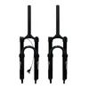 Bike Forks Pasak MTB Suspensão Fork de 20 polegadas Freio fosco de ar preto absorção de ar absorção 100mm qr 9mm Direcionamento 28,6mm de bloqueio remoto