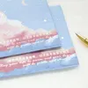 Hediye Sargısı 6 PCS/Bulutlarda Dreamland Set Mektup Kağıt Zarflar Mektuplar için Ayarla Mektuplar Düğün Davetiyesi Kartpostallar Sarf Malzemeleri Stilterygi