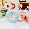 Mugs Ting Ke Home-Decor Ceramic Donut Mug Korean Cute Macaron Color Couple Coffee Cup Ornaments Home Office Water CupMugs