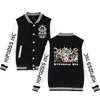 Men's Jackets Hypnosis Mic Anime Fashion Prints Baseball Women/Men Long Sleeve Jacket Casual Streetwear ClothesMen's