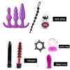 G Spot Dildo Vibrator Anal Plug Bondage Set Sex Toys for Women Whip Handcuffs For Sex BDSM Exotic Adult Games 220817