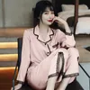 Pajamas Sexy Long Sleeved Suit Silk Home Clothes