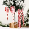 Decorazioni natalizie PCS Candy Candy Cane Lollipop Ciondolo di Natale Ornamenti per la decorazione per le forniture per feste.