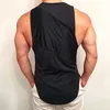 Bodybuilding Sporty Tank Top Men Gyms Fitness Workout Shirt Sleesess Stringer Singlet Summer Summer Casual LOLH