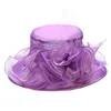 Bérets 40% femmes casquette large bord quatre fleurs été semi-transparent chapeau de soleil couvre-chefbérets béretsbérets