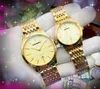 Couple Popular Womens Mens Line Skeleton Watches Quartz Movement Calendar all the crime scanning tick watch birthday gifts