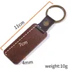 Leather Beech Wood Carving Keychains DIY Engraved Wood Keychain Key Rings for Men WOmen Birthday Party Anniversary Gift