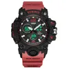 Orologi moda militare da donna Orologio da uomo multifunzionale impermeabile in acciaio inossidabile Orologio da giorno completo Montre Relogio Orologi da polso Montre De Luxe D1