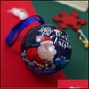 Cadeau -wrap nieuwe aankomst kerstdoos ijzeren bal ronde snoepgasten verpakking dhyfr