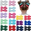 10pcslot vaste kleur grosgrain lint bowknot peuter haar clips handgemaakte bogen babymeisjes barrettes pony haarspelden po props 220602