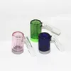 Färgglas Ash Catcher Hookah Bubbler 14mm 18mm Manlig kvinnlig Calabash Ashcatcher Bowls For Glass Water Bong Dab Rig Rökning Pipe Silicone Handrör