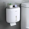 Ecoco multifunctionele wand gemonteerd toiletpapier houder plank waterdicht weefsel opbergdoos badkamer accessoires 220523