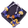Bracelets de charme Drop navire jaune bleu grand trou perles de trous grec sigma gamma rho bracelet avec chaîne fawn227217459