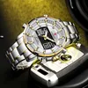 LIGE Orologi per uomo Luxury Brand Sport Orologio da polso al quarzo Orologio digitale militare impermeabile Orologio in acciaio Relogio Masculino 220517