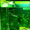 Acquari Pesce forniture per animali domestici Casa di vetro Deflow Lily Pipe per acquario piantata erogata Pulisci w dhe35