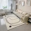 Mattor nodiska stora mattor soffa soffbordsområde matta golvmatta sovrum sovrum fluffig icke-halk kid lek för vardagsrum dekor carpets