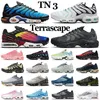 Terrascape plus tn 3 Rinnande skor Kvinnor Mens TNS Sneakers Triple Black Hyper Blue Fury Jade Sunset Gradient Atlanta Outdoor Sports Trainers