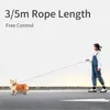 35 -метровая прочная прочная поводка для собак. Автоматическая выдвижной нейлоновый кошачий провод для удлинения щенка щенка ходьба для ходьбы для собак 220610