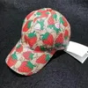 2022 High quality strawberry baseball caps man's cotton cactus classic letter Ball caps summer women sun hats outdoor adjusta261F