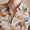 Men Shirts long Sleeve Male Business Casual Printed Fashion Formal Dress Shirts Slim Fit Masculina Camisa Plus Size G220511