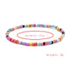 Braccialetti di cavigliere fatti a mano con perline per le donne Egirls Beach Boho Braccialetti con perline colorate Cavigliere Piede elastico e gioielli con catena a mano DHL Free