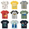 Kids Summer T Shirt Cartoon Animals Shark Dinosaur Print Toddler Boys Cotton Tee Tops T Shirts 220620