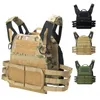 Tactical Molle Vest Outdoor Sports Airsoft Gear Molle Pouch Bag Carrier Camouflage Combat Assault Body Protector Chest Rig No06-042