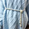 Cinture Cintura sottile perla Cintura decorativa dolce da donna con cintura da abito