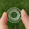 9-hole Replacement Glass Bowl for Silicone Pipe Borosilicate Glass Insert Screen Bowls Perfect Fit Most Rubber Smoking Tobacco Pipes YAREONE Wholesale