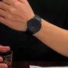 ZDR-2022 Lyx märke Curren Klockor Mån Mode Rostfritt Stål Mesh Strap Quartz-Watch Ultra Thin Dial Clock Relogio Masculino Presenter