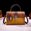 Abendtaschen 2022 Luxusdesignerinnen Frauen Leder Handtaschen Hand für Frau Vintage Alligator Messenger Tasche Tasche Schulter
