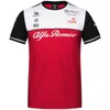 Formula One Racing Alfa Romeo T Shirt F1 Team ORLEN 2022 Team T-Shirt Summer Outdoor Comfortable Quick Dry Short Sleeve Men's Women Sports Top GXON