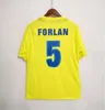 2005 2006 Camiseta retro Villarreal Soccer Jerseys 05 06 Home Kromkamp Riquelme Roman Forlan Forlan koszulki piłkarskie