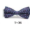 Bowtie Men Formal Dot Stripe Nectie Boy Mens Fashion Business Wedding Katownia Męska sukienka Koszule Krawatte Legame 60 Colors