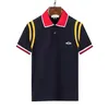 Mens Red Polo Shirt Designer Man Horse T Shirts Casual Men Golf Summer Polos Pure Cotton High Street Trend Tees Asian Size M-XXXL