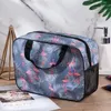 Cosmetic Bags & Cases Girl Outside Travel Toiletry Bag Case Femal Zipper Makeup Organizer Fashion Flower Print Women Tote Large BagCosmetic
