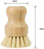 Bambusowy szczot do naczyń szczotka kuchnia drewniane narzędzia do czyszczenia płuczki do mycia żeliwnego garnka naturalne włosie siisal pędzle1652414
