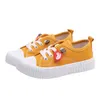 Cuzullaa Children Canvas Shoes for Boys Girlsスニーカー - 子供レースアップスポーツシューズベビー幼児学生屋外靴サイズ21-38 G220517