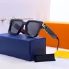 Fashion Classic Designer Spolaryzowane złotą czarną ramkę luksusowe okulary przeciwsłoneczne dla mężczyzn Kobiety Pilot Pilot Słońca okulary słoneczne Uv400 Metalowa rama Polaroid obiektyw z pudełkiem