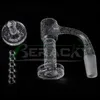 Beracky Full Weld Sandblasted Smoking Terp Slurper Set With Quartz Cap And Pill 20mmOD Seamless Welded Beveled Edge Sandblasting Slurpers Nails For Glass Bongs Rigs