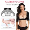 Nxy Bovenarm Shaper Post Slanker Compressie Mouwen Houding Corrector Tops Shapewear voor Vrouwen Afslanken Vest 220613307S3961395