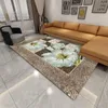 Carpets Reese Living Room European Retro Flower Geometric Marble Pattern Quality Kitchen Rugs Table Bedroom El Sofa WeddingCarpets