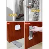 Nail-free Installation Non-slip Rubber Door Stopper Holder Anti-collision Safety Door Wedge Floor Protector Stop Doorstops JLE13666