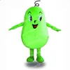 Halloween Green Wax Gourd Mascot Costume Cartoon Vegetable Theme Character Carnival Festival Fancy Dress Adults Size Xmas Outdoor Party Outfit