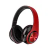 Cuffie B39 Bluetooth V5.0 Wireless Supporto pieghevole portatile Scheda TF Lettore mp3 integrato con luci colorate a LED